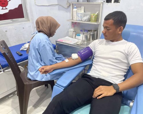 Lapas Terbuka Pasaman Lakukan Donor Darah, Tumbuhkan Solidaritas di HUT ke-80 RI