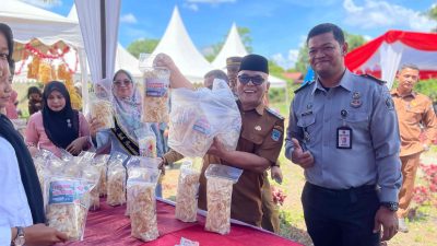 Lapas Terbuka Pasaman Pukau Pengunjung dengan Keripik Ubi Samba di Festival Literasi dan Pameran UMKM
