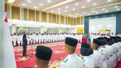 Paskibraka Dharmasraya 2025 Dikukuhkan, Siap Kibarkan Bendera Pusaka