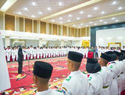 Paskibraka Dharmasraya 2025 Dikukuhkan, Siap Kibarkan Bendera Pusaka