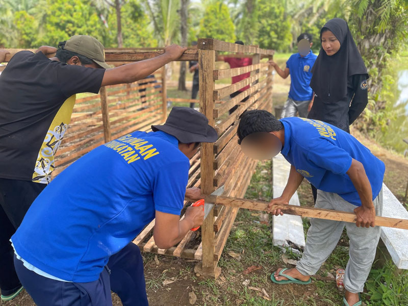 Pembinaan Kemandirian, Lapas Terbuka Pasaman Berhasil Produksi Keramba Ikan Siap Pakai