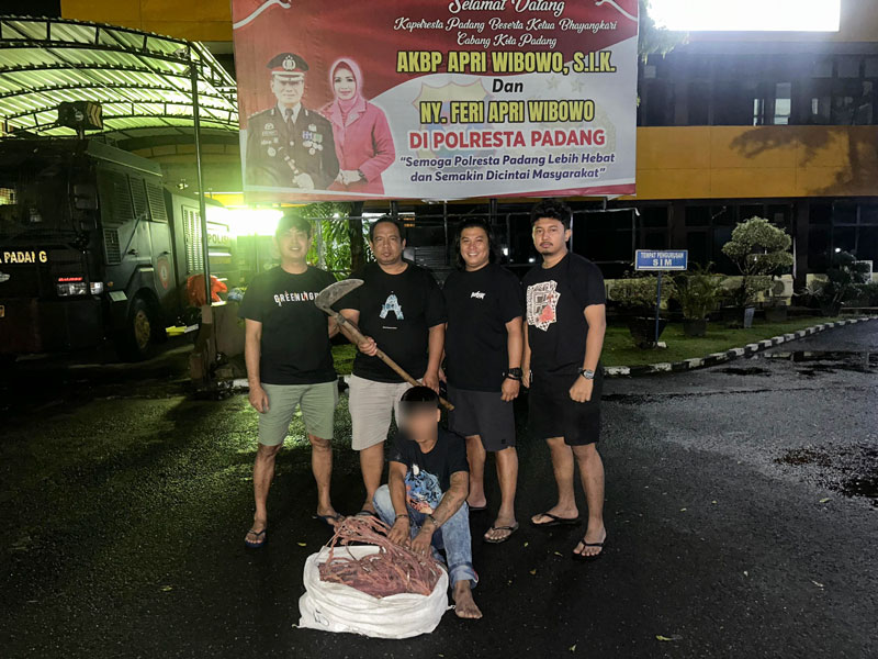 Polisi Tangkap Pelaku Pencurian Kabel Tower di Padang, Kerugian Capai Rp50 Juta