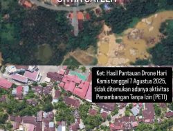 Polres Sijunjung Gunakan Drone, Awasi Sungai Batang Palangki dari Tambang Emas Ilegal