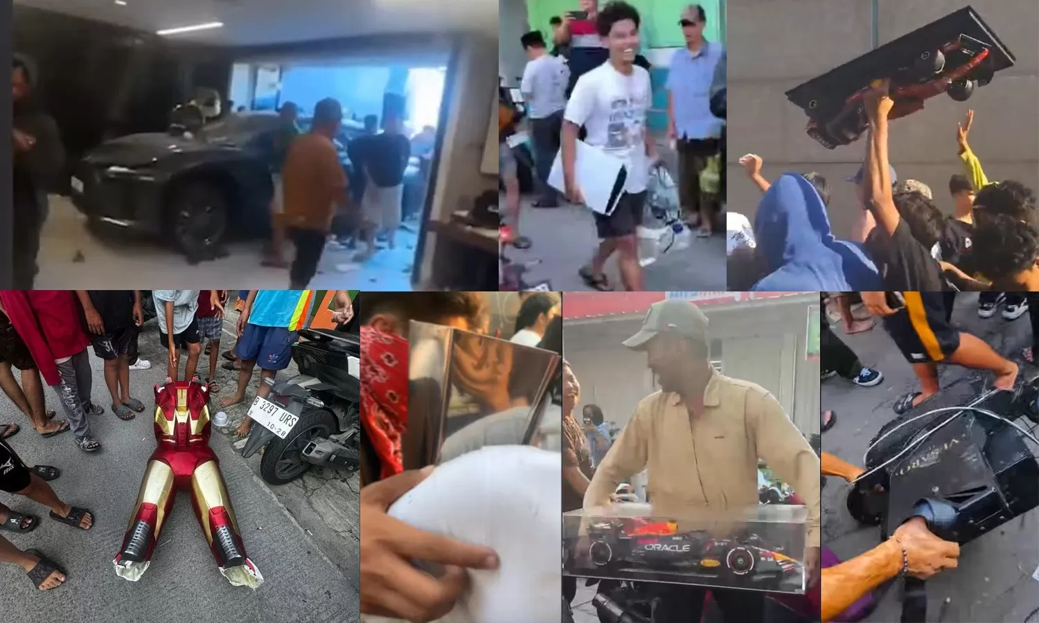Rumah Anggota DPR Ahmad Sahroni Digeruduk Massa, Mobil dan Koleksi Miliaran Rupiah Dirusak dan Dijarah