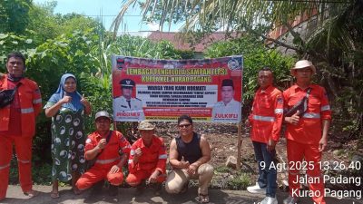 Semarak Kemerdekaan di Kurao Pagang, Warga Bersatu dalam Aksi Bersih Lingkungan