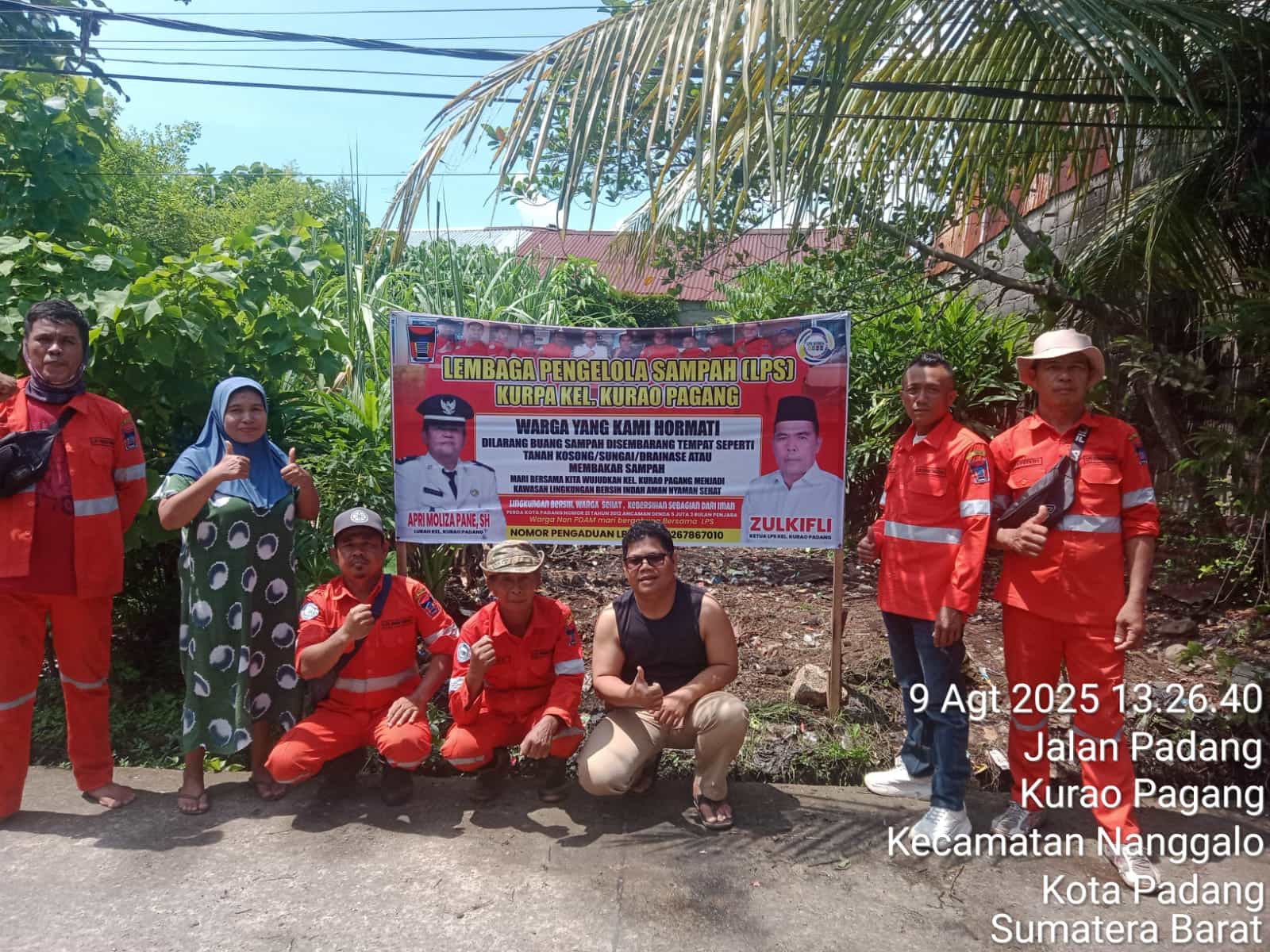 Semarak Kemerdekaan di Kurao Pagang, Warga Bersatu dalam Aksi Bersih Lingkungan