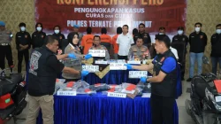 Tiga Pelaku Curanmor Modus Pecah Kaca Lintas Daerah Ditangkap di Maluku Utara