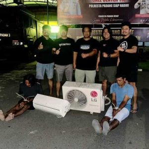 Tim Klewang Padang Ringkus Dua Pelaku Pencurian Rumah Kosong di Nanggalo, Kerugian Rp10 Juta