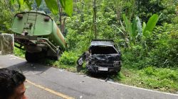 Video : Truk Tangki CPO Nyaris Terjun ke Jurang, Tiga Korban Luka Parah di Pesisir Selatan