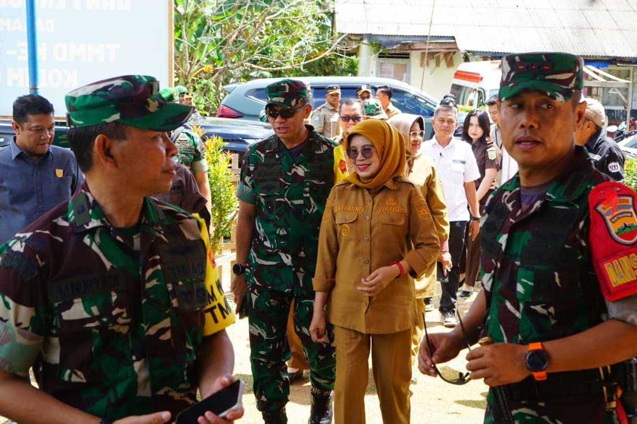 Wabup Dharmasraya Sambut Tim Wasev TMMD, Sinergi TNI-Pemda Diperkuat demi Pemerataan Pembangunan