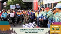 Wali Kota Padang Lepas Gowes Siti Nurbaya Adventure IX, 30 Ribu Peserta Padati Jalanan