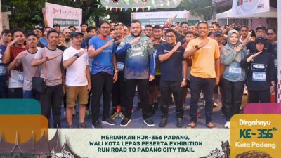 Wali Kota Padang Resmikan Exhibition Run Menuju Padang City Trail 2025