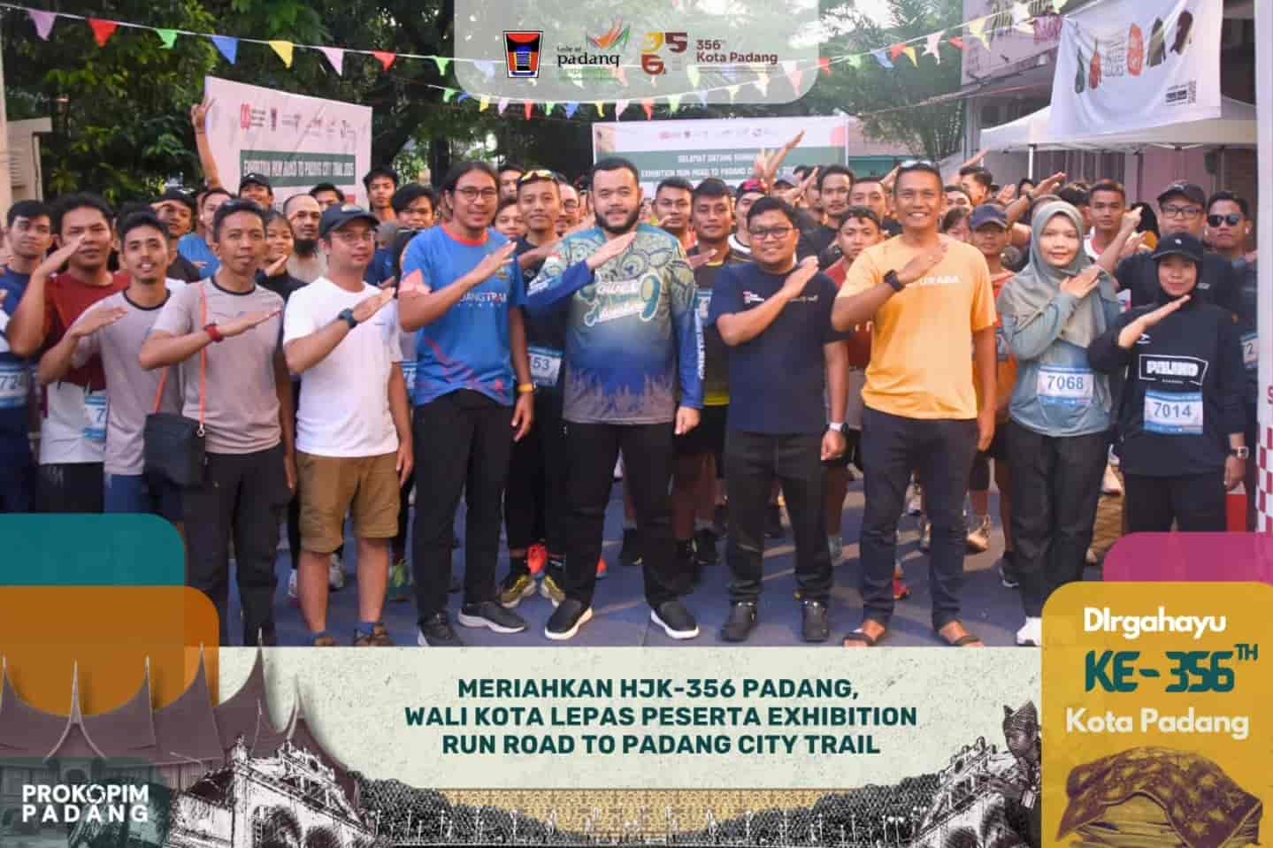 Wali Kota Padang Resmikan Exhibition Run Menuju Padang City Trail 2025