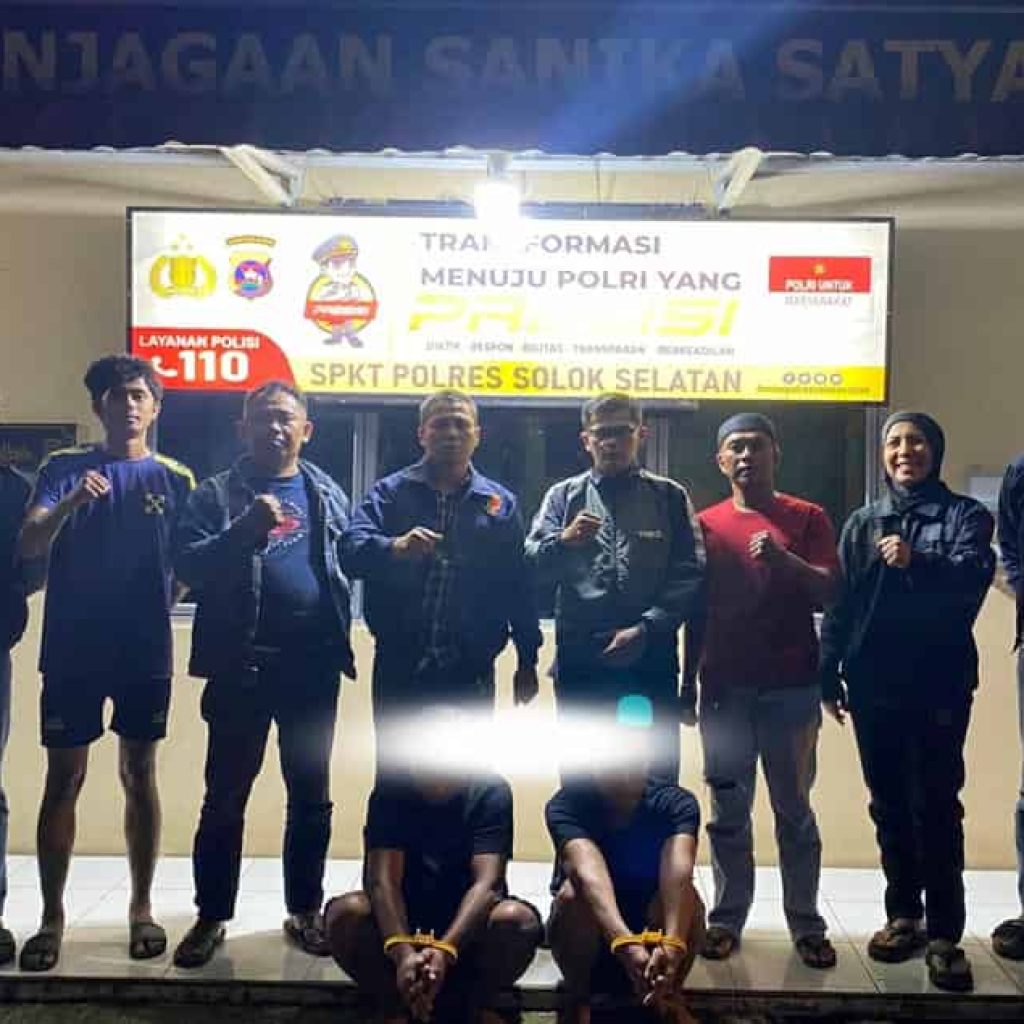 Dua Bandar Narkoba DPO Sejak Januari 2025 Dibekuk di Padang, Polres Solok Selatan Perkuat Komitmen Berantas Narkotika
