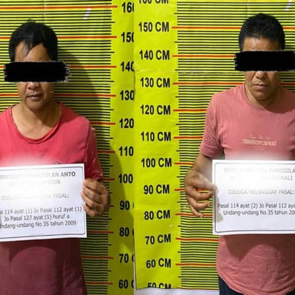 Dua Pengedar Sabu di Solok Selatan Ditangkap, Polisi Amankan 16,5 Gram Sabu