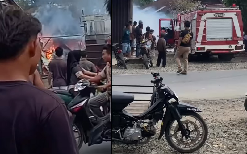 Gudang Karton di Pasaman Barat Hangus, Rugi Ratusan Juta