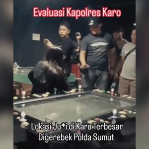 Penggerebekan Besar di Tanah Karo, Polda Sumut Sikat Habis Sarang Judi, Puluhan Pelaku Terjaring!