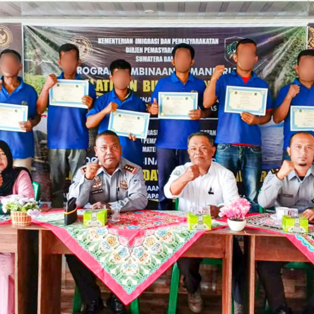 Penutupan Pelatihan Kemandirian Lapas Terbuka Pasaman, Warga Binaan Siap Berwirausaha