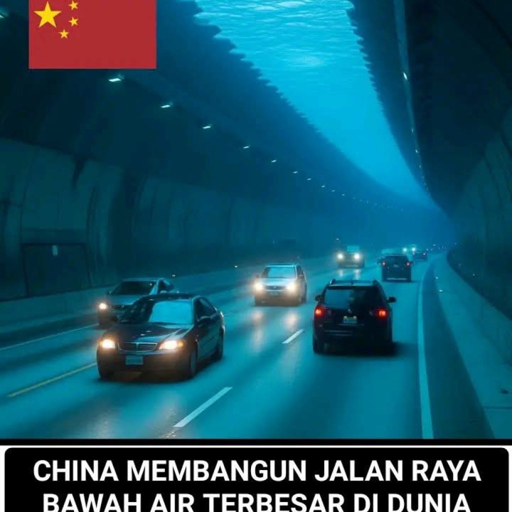 Tiongkok Bangun Terowongan Bawah Laut Terbesar di Dunia dalam 110 Hari