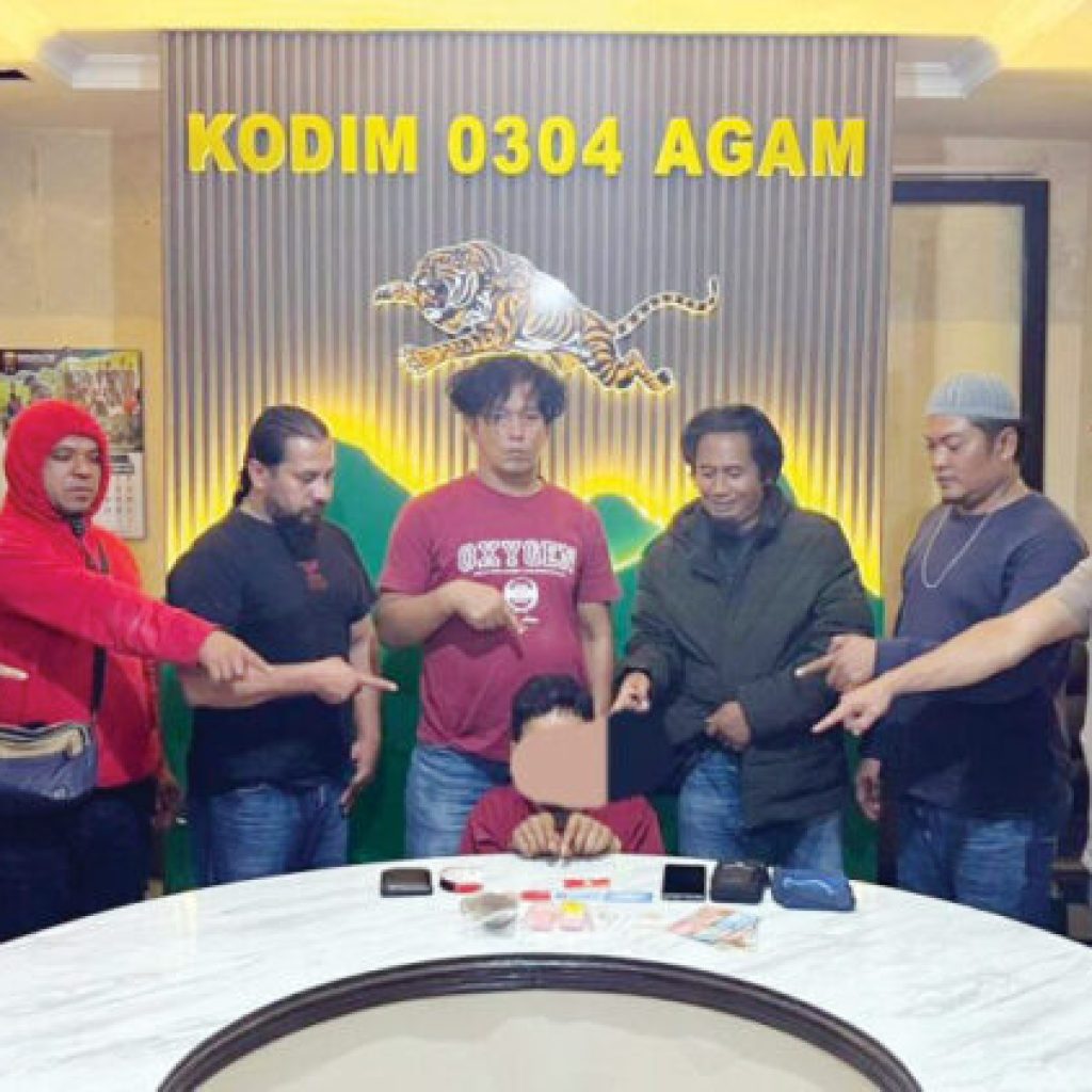 Geger! Bandar Narkoba DPO Polisi Diringkus Intel Kodim, Jaringan Besar di Agam & Bukittinggi Diduga Kabur