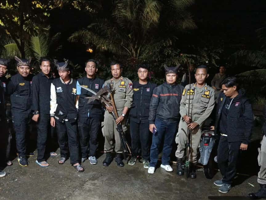 Geger Tujuh Sajam di Padang, Patroli Gabungan Sita Bukti Tawuran