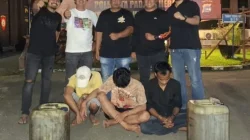 Komplotan Pencuri Solar Truk Parkir di Terminal Bandar Buat Padang Akhirnya Dibekuk Polisi