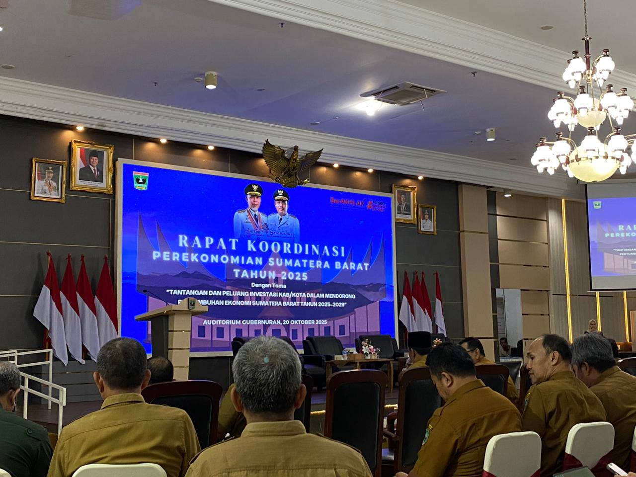 Wabup M Ihpan Siap Genjot Investasi Pasaman Barat di Rakor Perekonomian Sumbar 2025