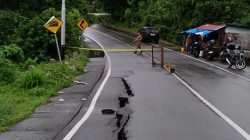 Jalan Retak diBukit Peti-Peti Semakin Parah Usai Hujan, Akses Teluk Bayur Tersendat