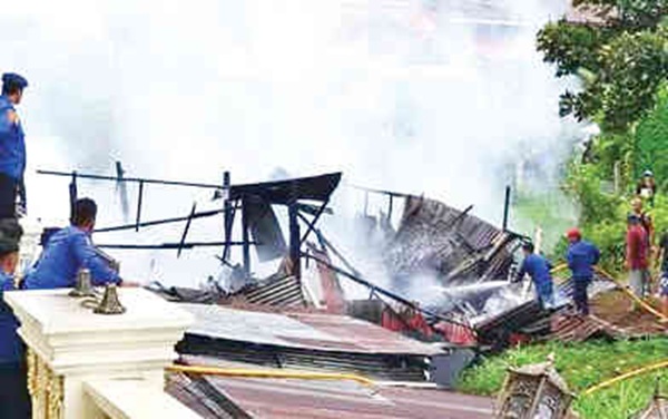 Kebakaran Rumah Kontrakan Bukittinggi