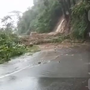 Longsor Jalan Lubuk Selasih Solok Bikin Akses Lumpuh Total dan Ratusan Kendaraan Terjebak