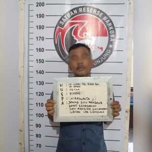 Pengedar Sabu Batu Manjulur Diciduk, Dompet Merah Simpan Belasan Paket