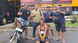 Pria Ancam Warga Pakai Parang di Padang Ditangkap Polisi dalam Kondisi Memalukan