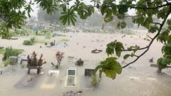 TPU Tunggulhitam Padang Terendam Banjir Besar Hingga Makam Nyaris Hilang