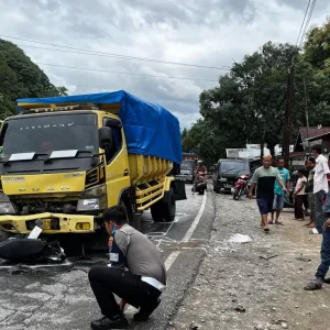 Tragedi Maut Jalinsum Solok, Tiga Pelajar SMP Tewas dalam Tabrakan Ngeri dengan Dump Truck