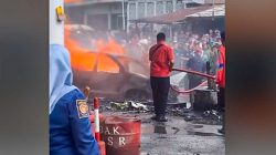 Avanza Hangus Dekat SPBU Bukittinggi Diduga Melangsir BBM, Mesin Pompa Rusak