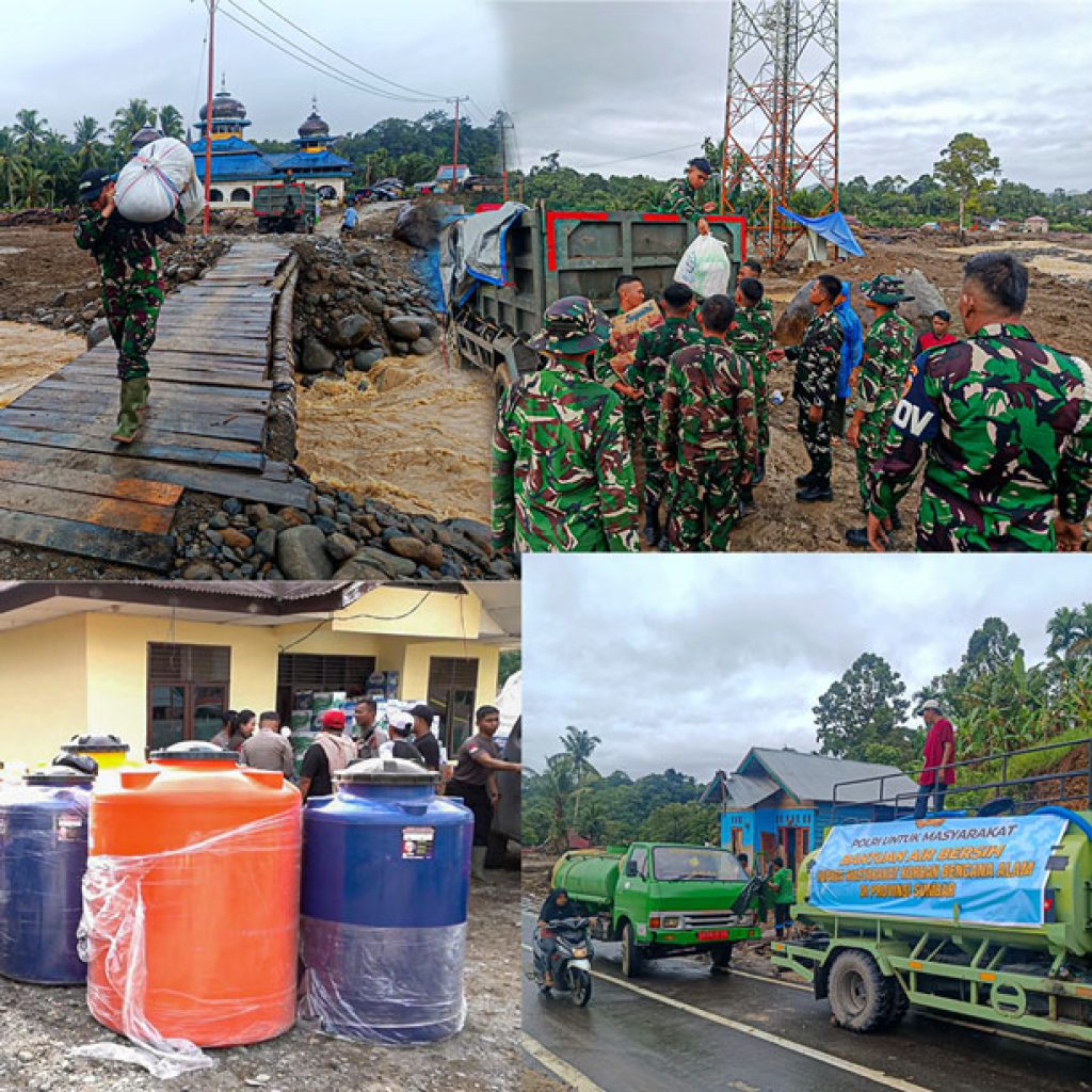 BNPB dan TNI/Polri Maksimalkan Distribusi Logistik ke Palembayan Meski Akses Terbatas