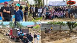 Hari Kedua Penyaluran Bantuan, FAN Mata Air & Yayasan Islam Ilyas Aminah Tetap Bergerak di Bawah Hujan dan Medan Berat