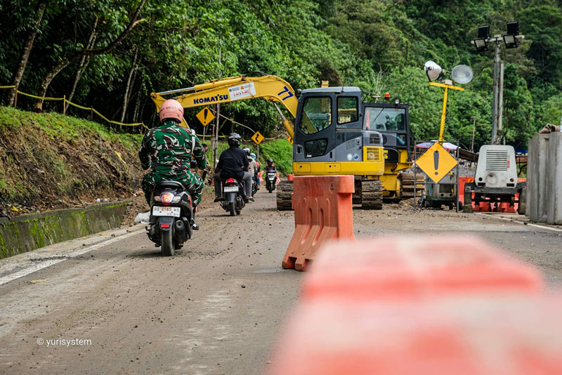 Jalur Lembah Anai Sudah Bisa Dilalui Sepeda Motor Mulai Hari Ini