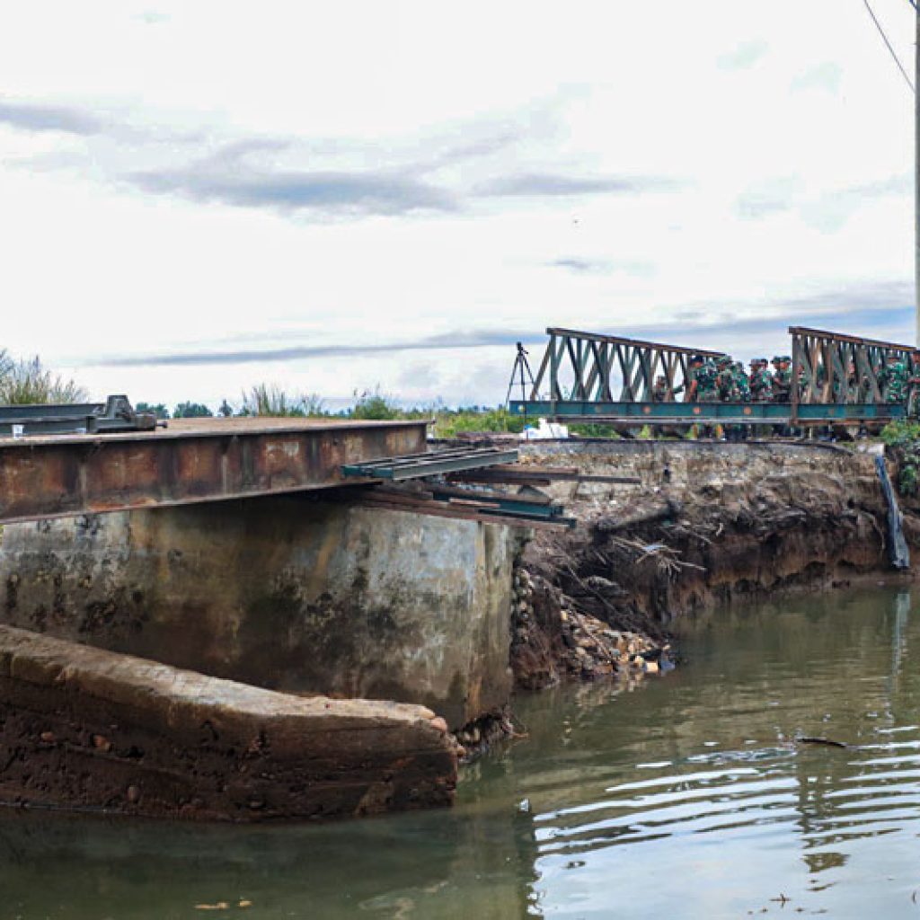 Jembatan Bailey Sumbar Mulai Dipasang, Akses Sikabau-Lembah Melintang Segera Normal