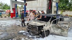 Mobil Tangki Modifikasi Terbakar Hebat di SPBU Talang Pantai, Kerugian Capai Setengah Miliar Rupiah!