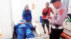 Truk Hantam Motor di Lampu Merah Solok, Dua Orang Luka-luka