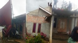 Enam Rumah Hancur Akibat Terjangan Angin Puting Beliung Agam di Bukik Batabuah