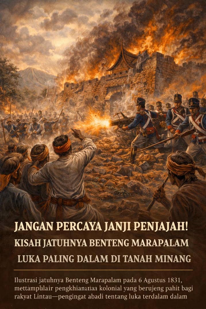 Kisah Jatuhnya Benteng Marapalam, Luka Paling Dalam di Tanah Minang