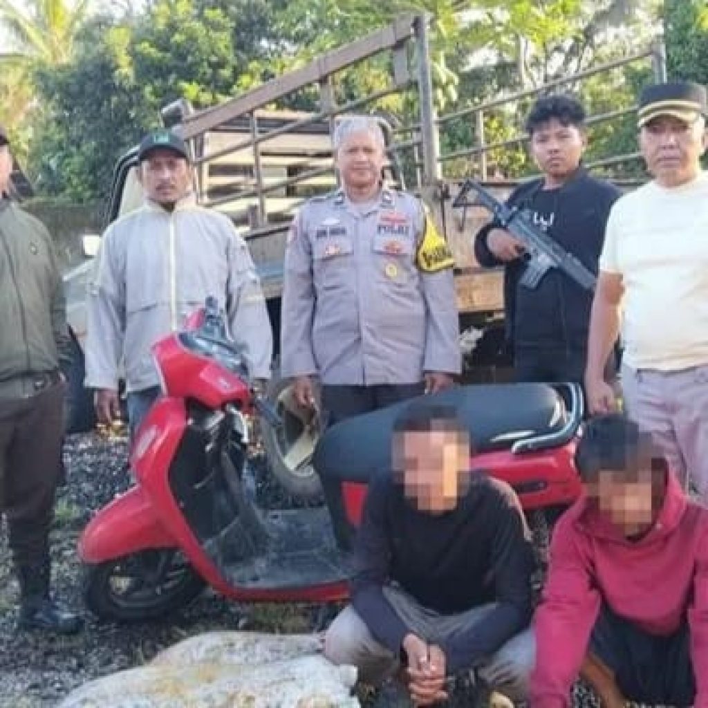 Patroli Dini Hari Polres Pessel Gagalkan Pencurian Sawit di PT Incasi Raya