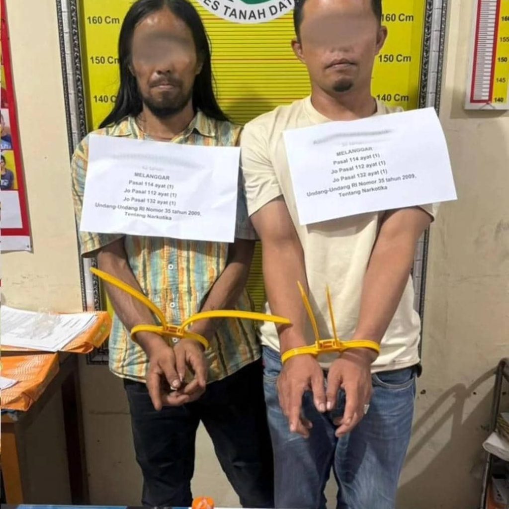 Polisi Ringkus Dua Pria Terkait Kasus Sabu di Tanah Datar