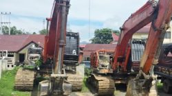 Tambang Emas Ilegal Sijunjung Digerebek Subuh, Polisi Tangkap 7 Pelaku dan Sita 2 Ekskavator