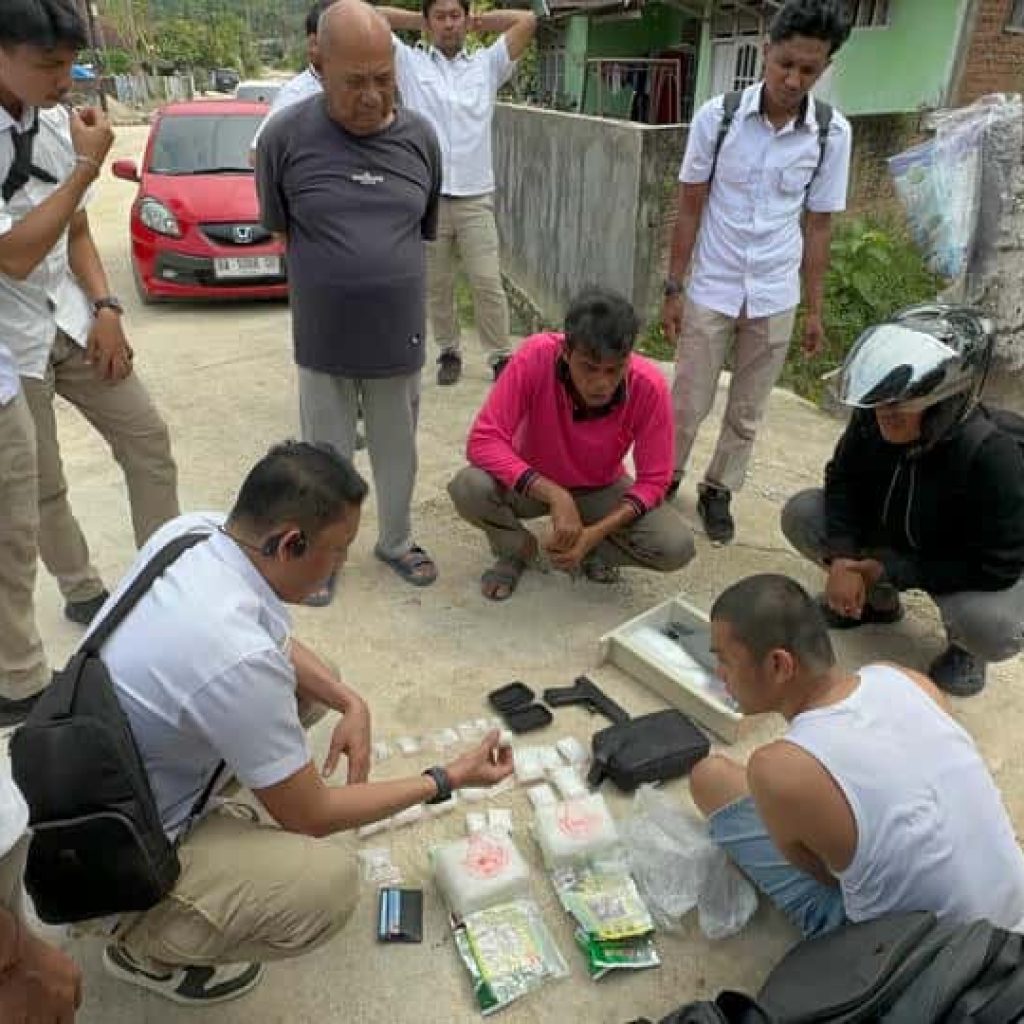BNNP Sumbar Gagalkan Peredaran Narkoba Besar dan Sukses Melakukan Penangkapan Pengedar Sabu di Padang