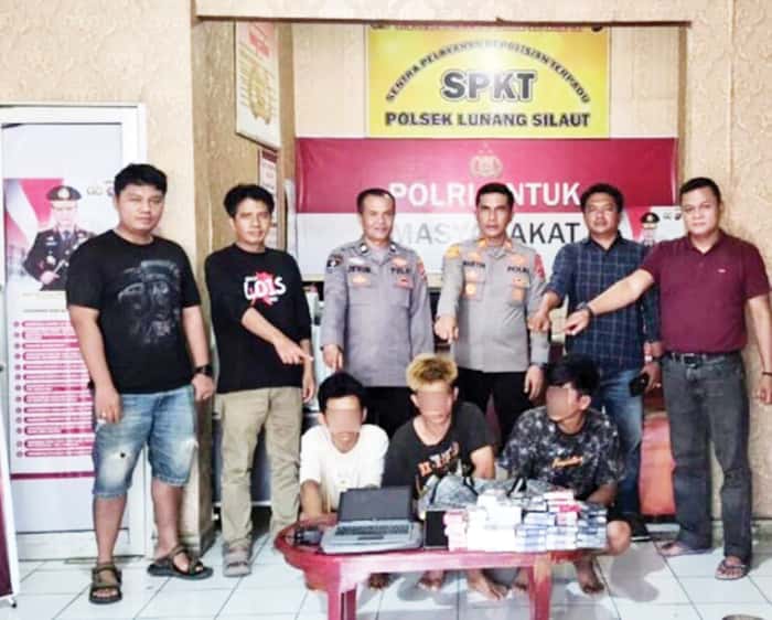 Polisi Tangkap Tiga Buruh Sawit Diduga Pembobol Rumah Kosong dan Kotak Amal di Lunang Silaut