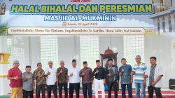 Halal Bihalal dan Peresmian Masjid Al-Mu’minin Pasaman Baru Berlangsung Khidmat, Jadi Simbol Persatuan Warga