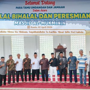 Halal Bihalal dan Peresmian Masjid Al-Mu’minin Pasaman Baru Berlangsung Khidmat, Jadi Simbol Persatuan Warga